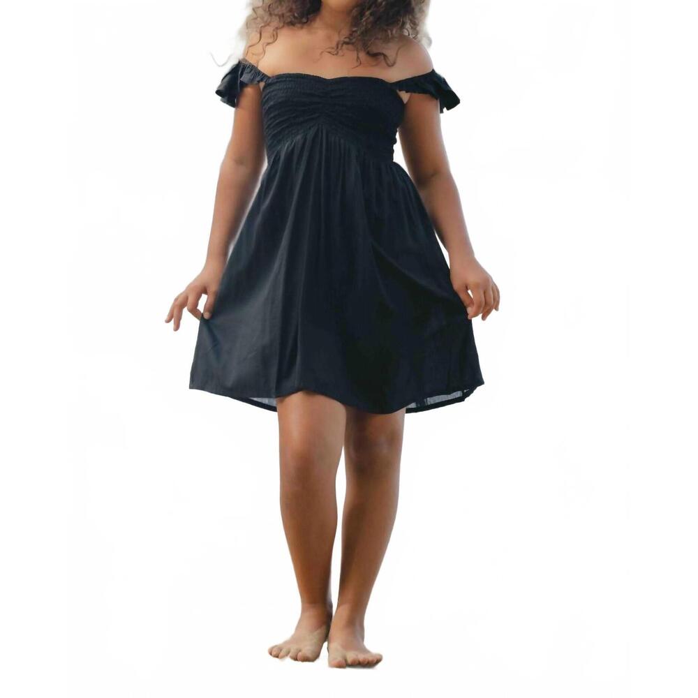 NEW TIARE HAWAII girls hollie dress in black